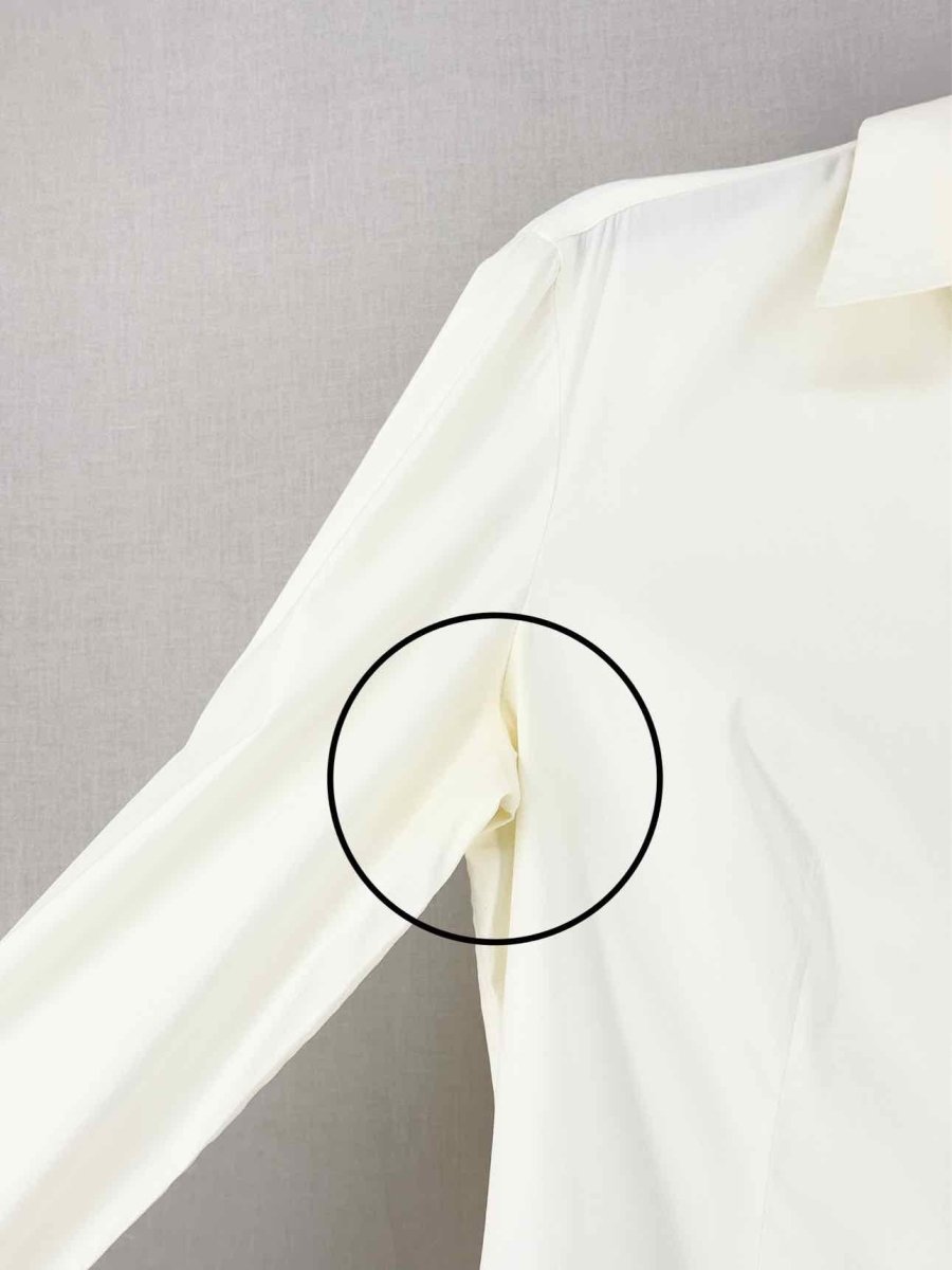 Pre - loved PRADA Cream Size US 4 Shirt at Reems Closet
