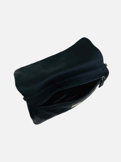 Pre - loved PRADA Flap Black Shoulder Bag at Reems Closet