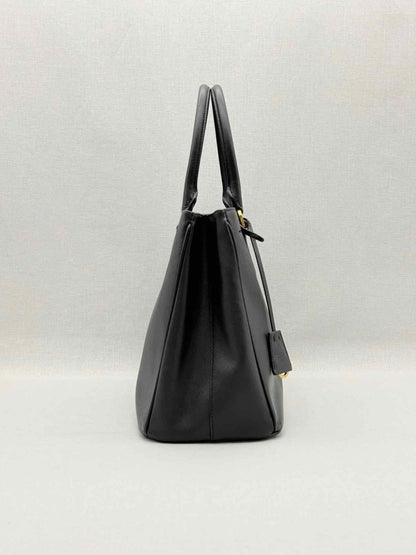 Pre - loved PRADA Galleria Black Tote Bag at Reems Closet