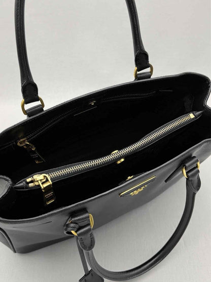 Pre - loved PRADA Galleria Black Tote Bag at Reems Closet