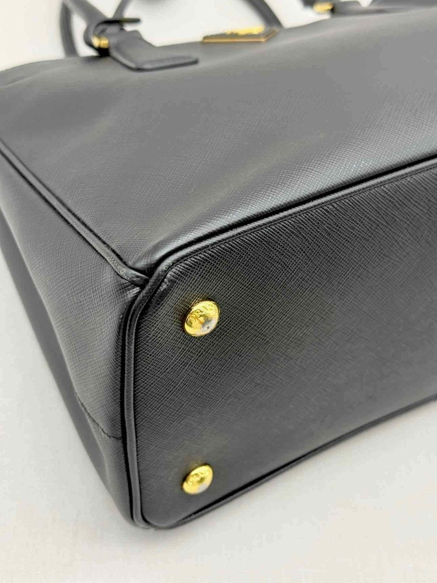 Pre - loved PRADA Galleria Black Tote Bag at Reems Closet