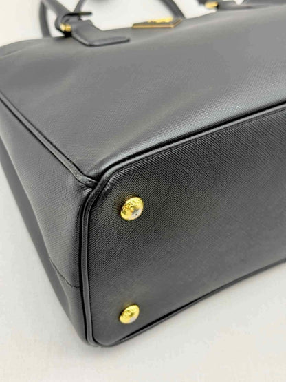 Pre - loved PRADA Galleria Black Tote Bag at Reems Closet