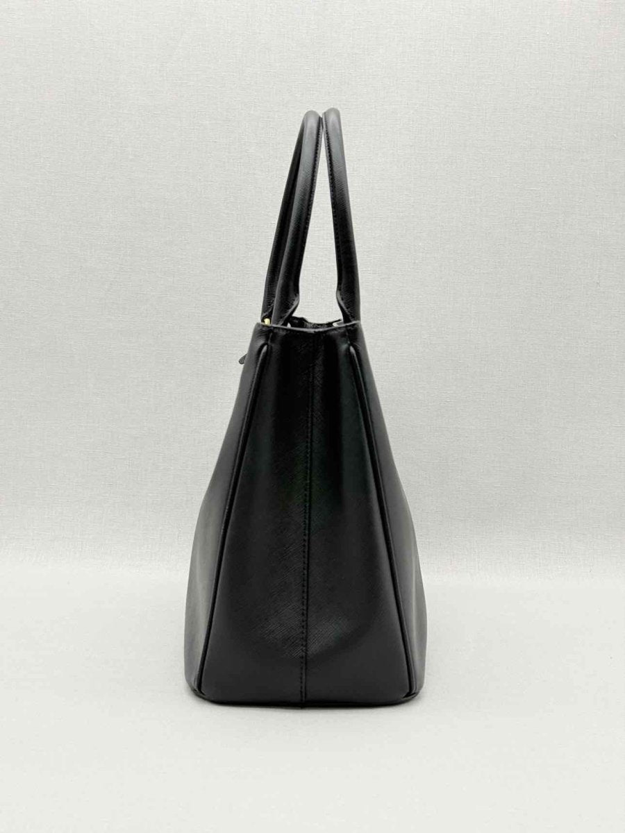 Pre - loved PRADA Galleria Black Tote Bag at Reems Closet