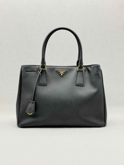 Pre - loved PRADA Galleria Black Tote Bag at Reems Closet