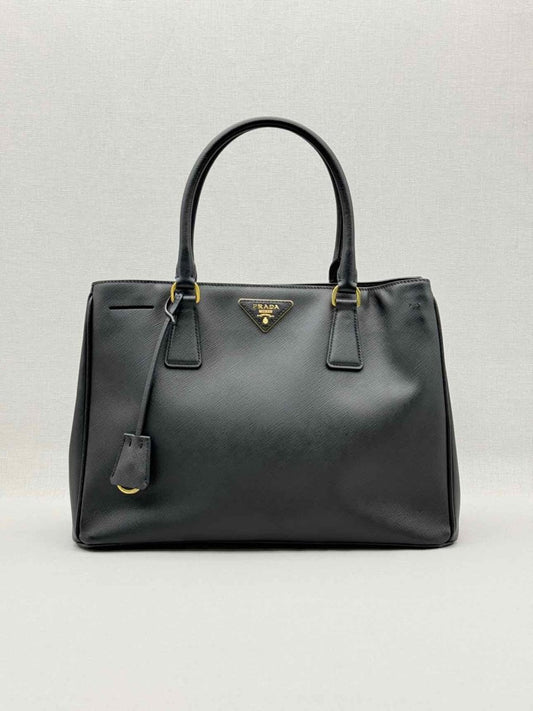 Pre - loved PRADA Galleria Black Tote Bag at Reems Closet