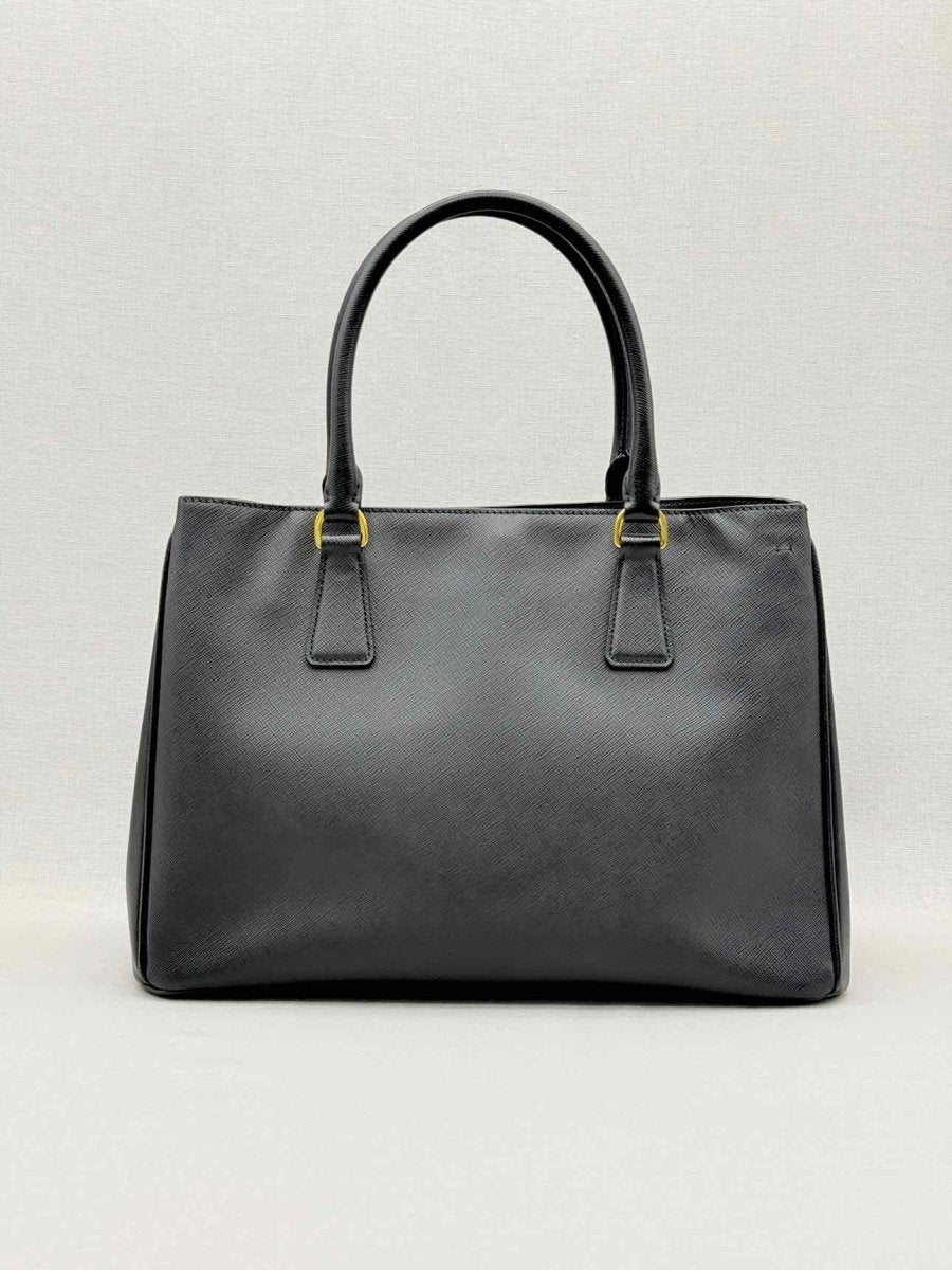 Pre - loved PRADA Galleria Black Tote Bag at Reems Closet