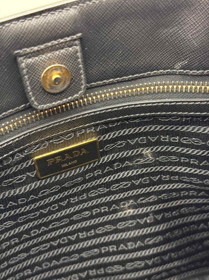 Pre - loved PRADA Galleria Black Tote Bag at Reems Closet