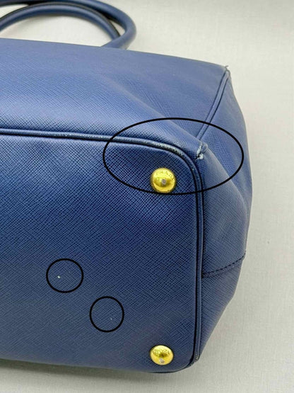 Pre-loved PRADA Galleria Blue Tote Bag at Reems Closet