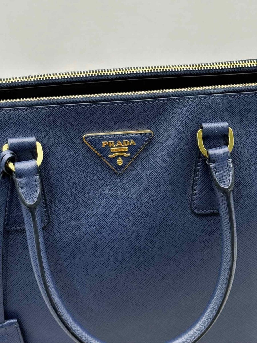 Pre-loved PRADA Galleria Blue Tote Bag at Reems Closet