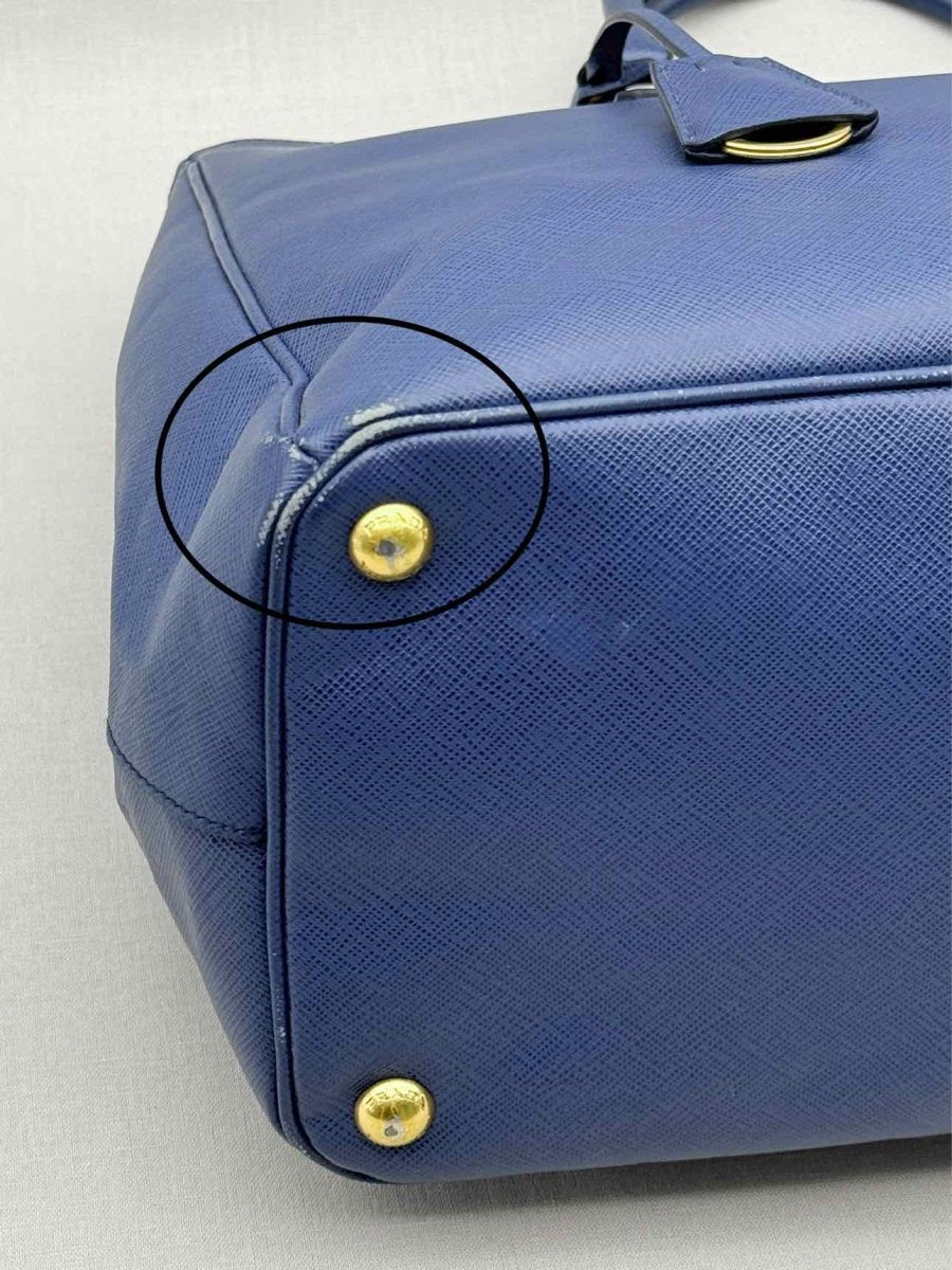 Pre-loved PRADA Galleria Blue Tote Bag at Reems Closet