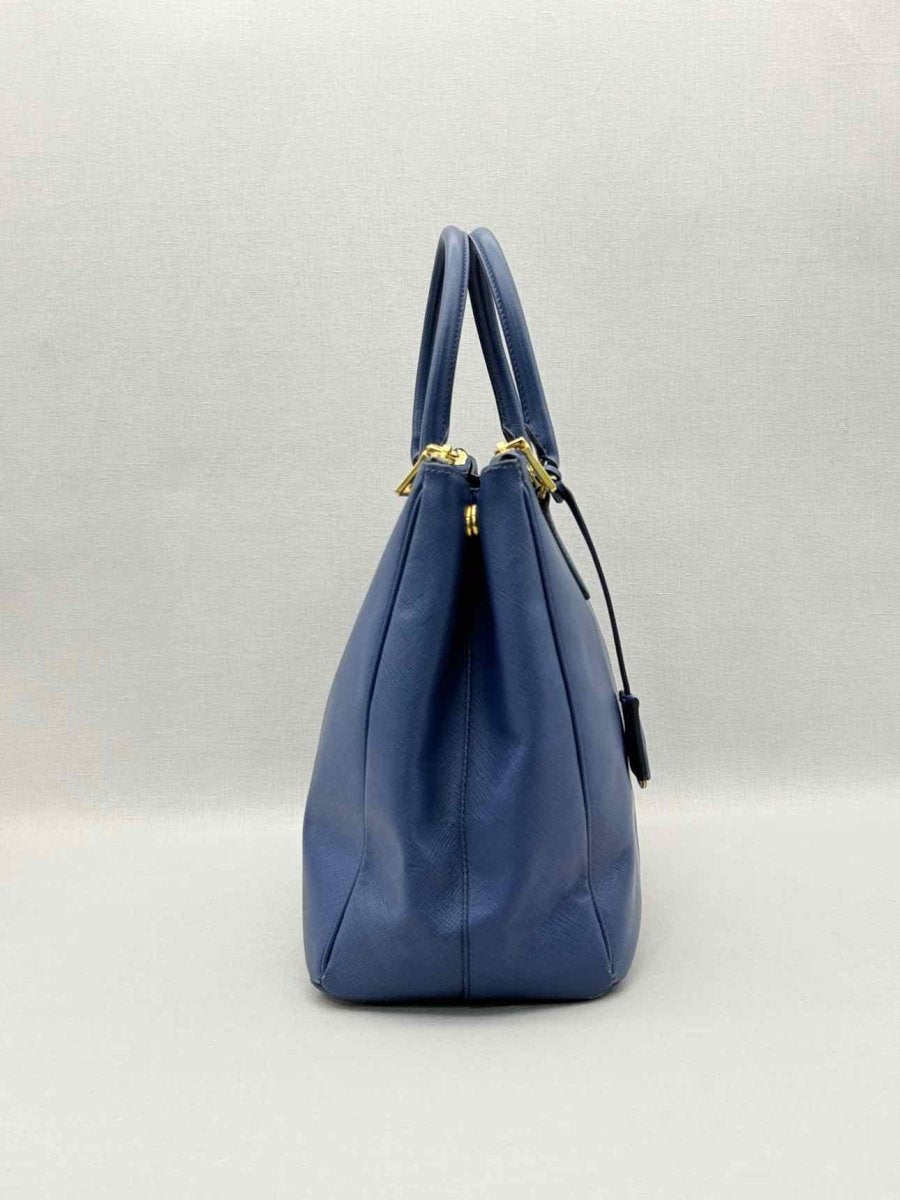 Pre-loved PRADA Galleria Blue Tote Bag at Reems Closet