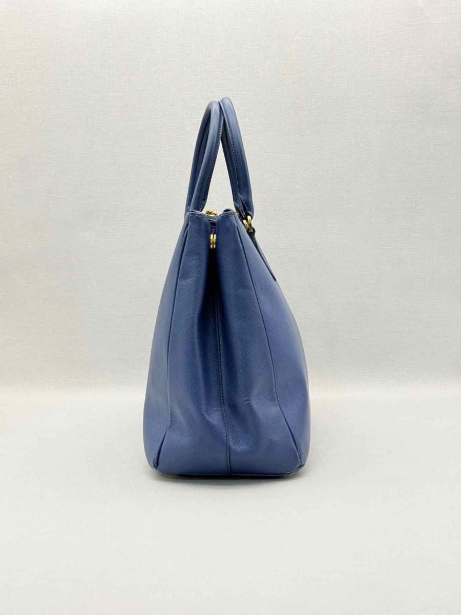 Pre-loved PRADA Galleria Blue Tote Bag at Reems Closet