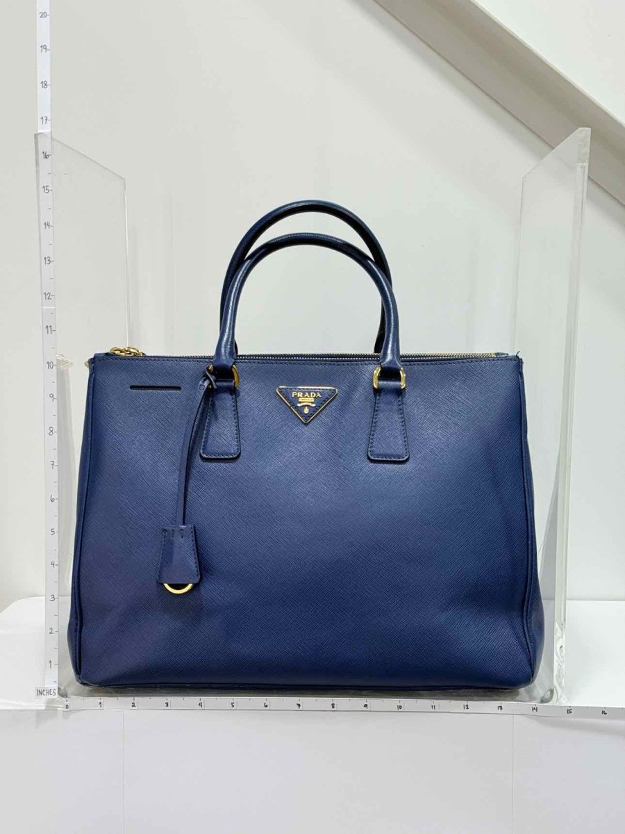 Pre-loved PRADA Galleria Blue Tote Bag at Reems Closet