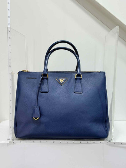 Pre-loved PRADA Galleria Blue Tote Bag at Reems Closet
