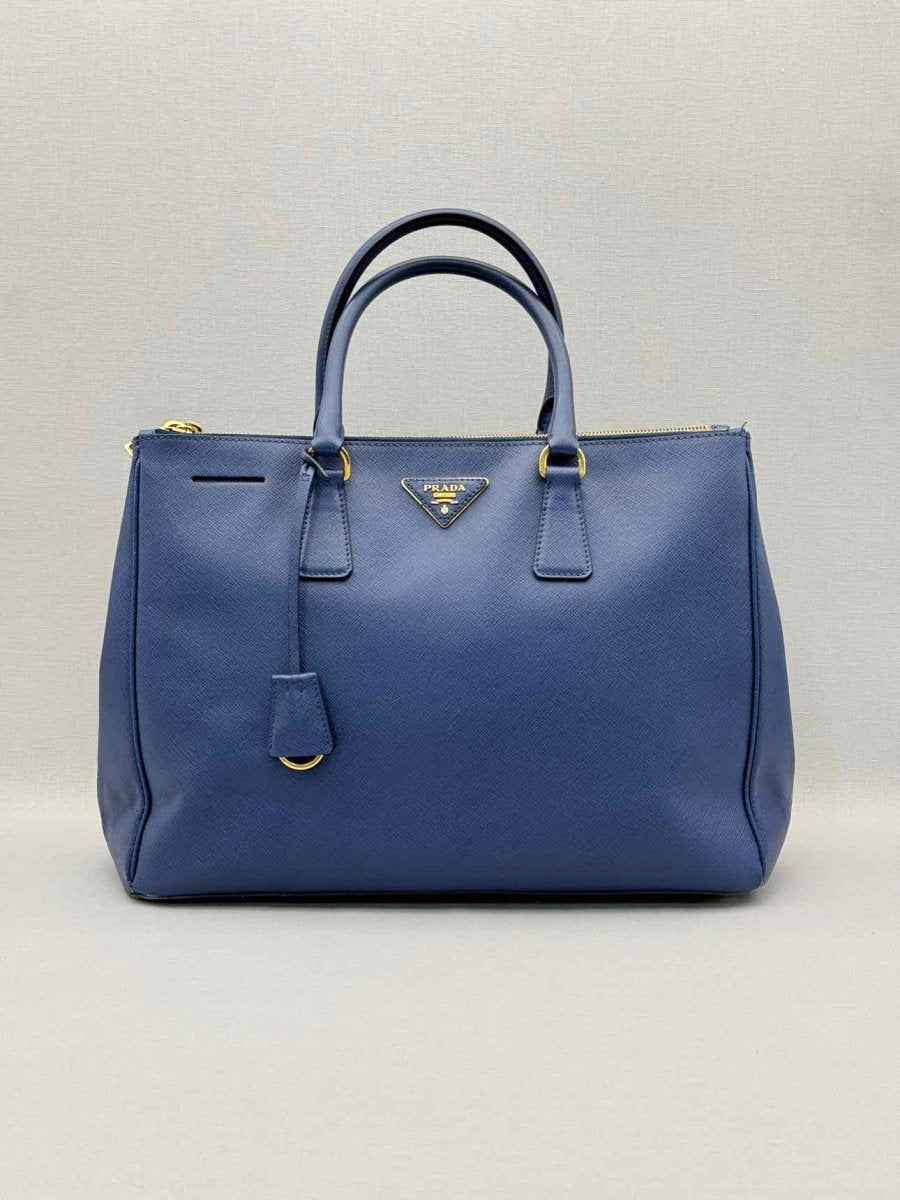 Pre-loved PRADA Galleria Blue Tote Bag at Reems Closet