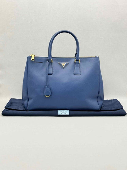 Pre-loved PRADA Galleria Blue Tote Bag at Reems Closet