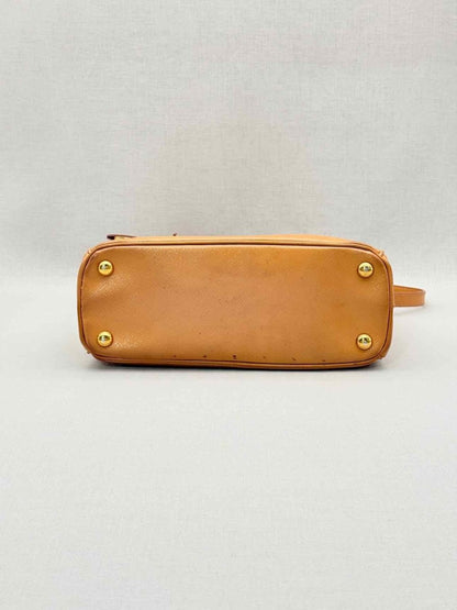Pre - loved PRADA Galleria Tan Top Handle at Reems Closet