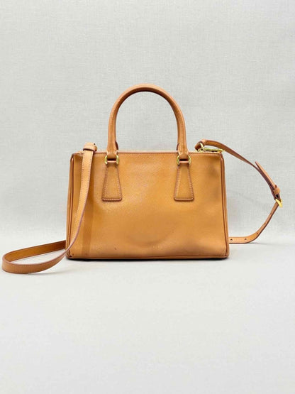 Pre - loved PRADA Galleria Tan Top Handle at Reems Closet