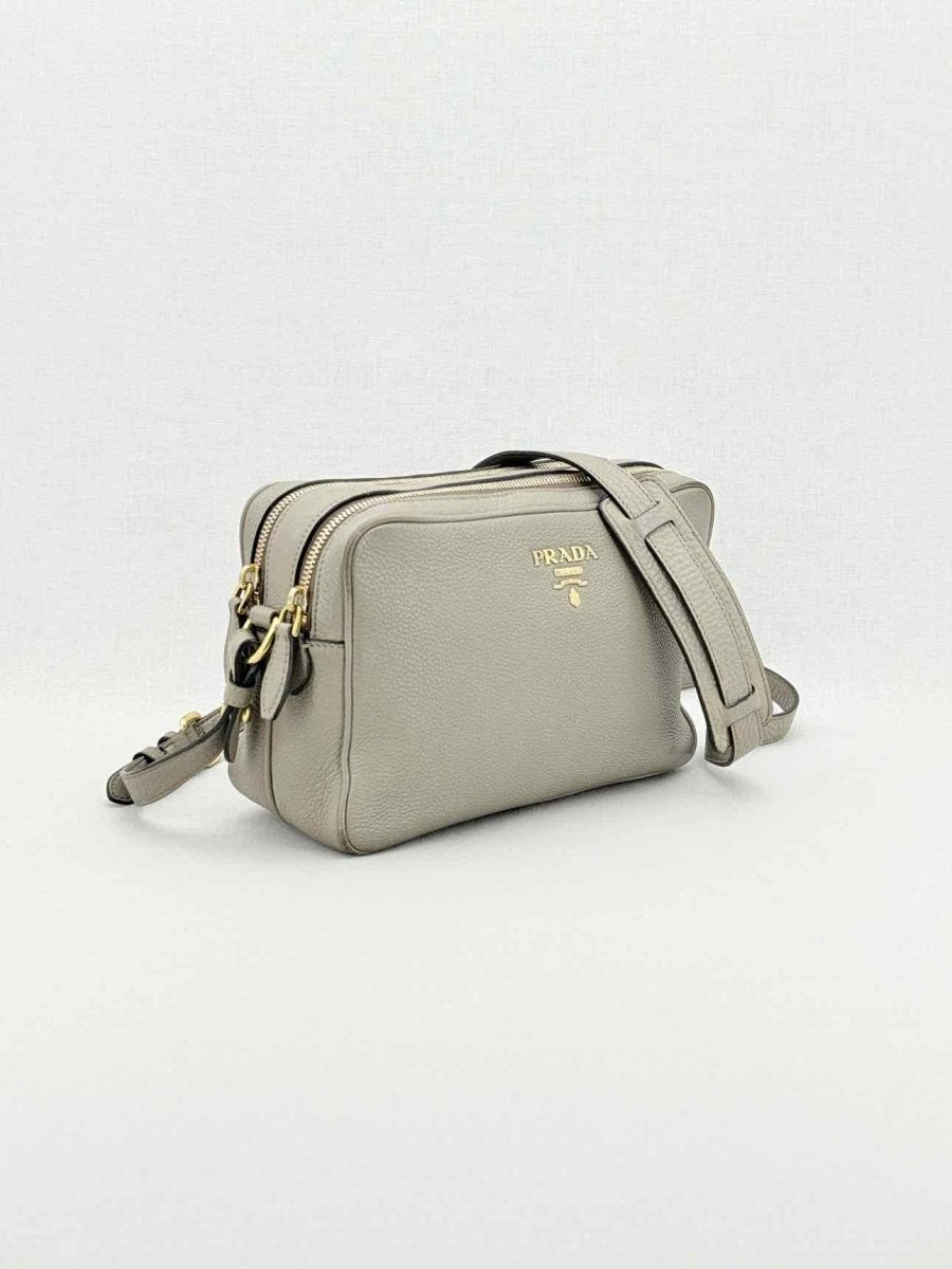 Pre - loved PRADA Grey Crossbody at Reems Closet
