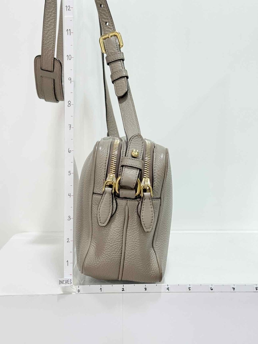 Pre - loved PRADA Grey Crossbody at Reems Closet