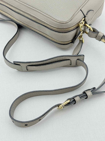 Pre - loved PRADA Grey Crossbody at Reems Closet