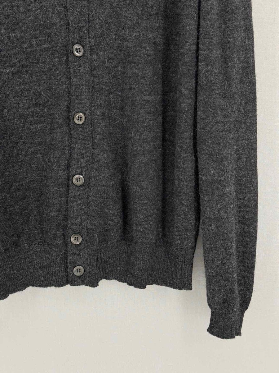 Pre - loved PRADA Grey Size US 12 Cardigan at Reems Closet