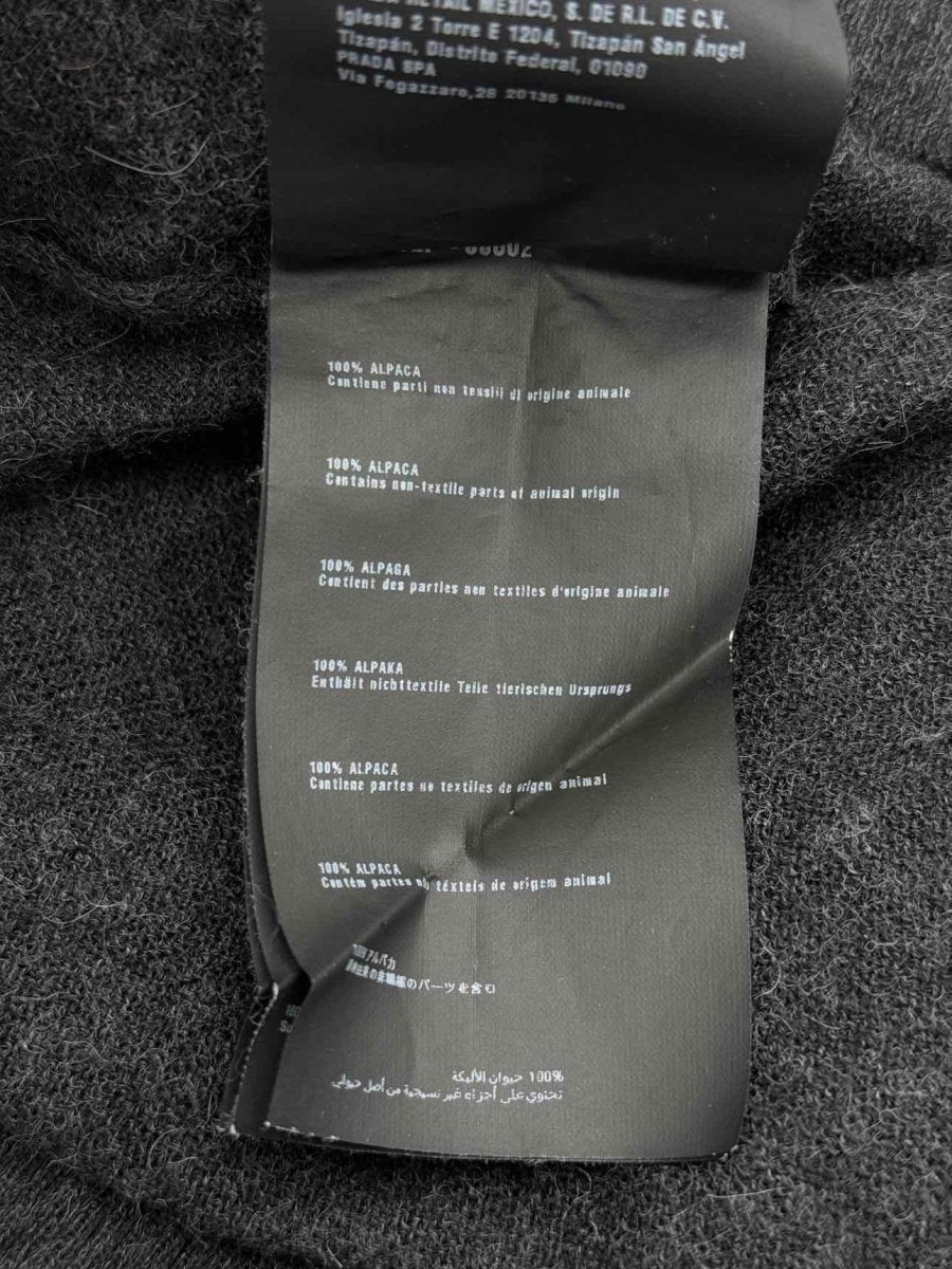 Pre - loved PRADA Grey Size US 12 Cardigan at Reems Closet