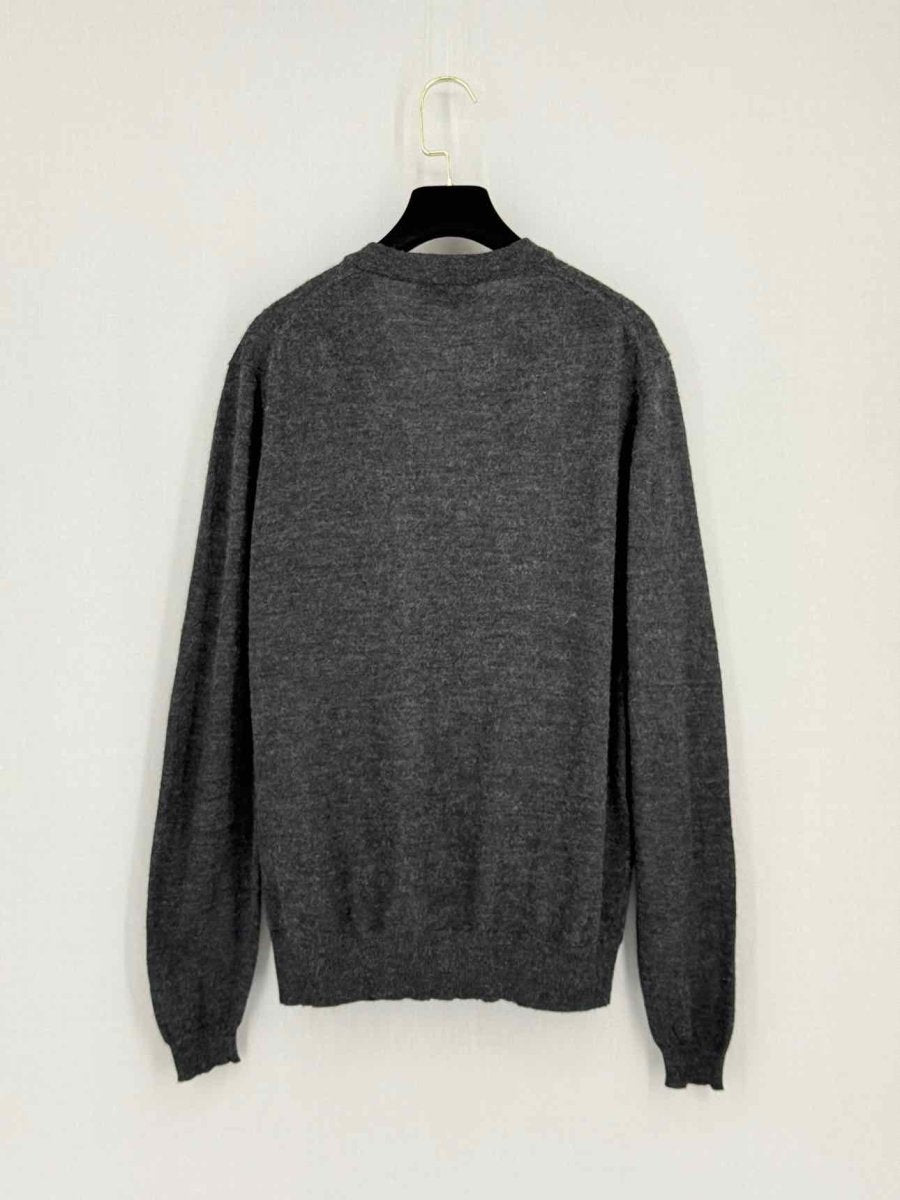 Pre - loved PRADA Grey Size US 12 Cardigan at Reems Closet