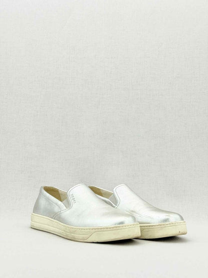 Pre - loved PRADA Metallic Size EU 39.5 Sneakers at Reems Closet
