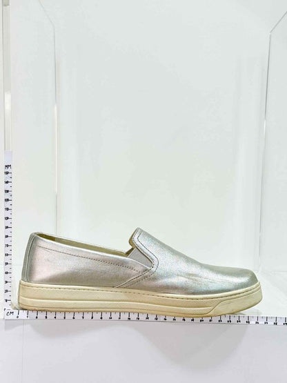Pre - loved PRADA Metallic Size EU 39.5 Sneakers at Reems Closet