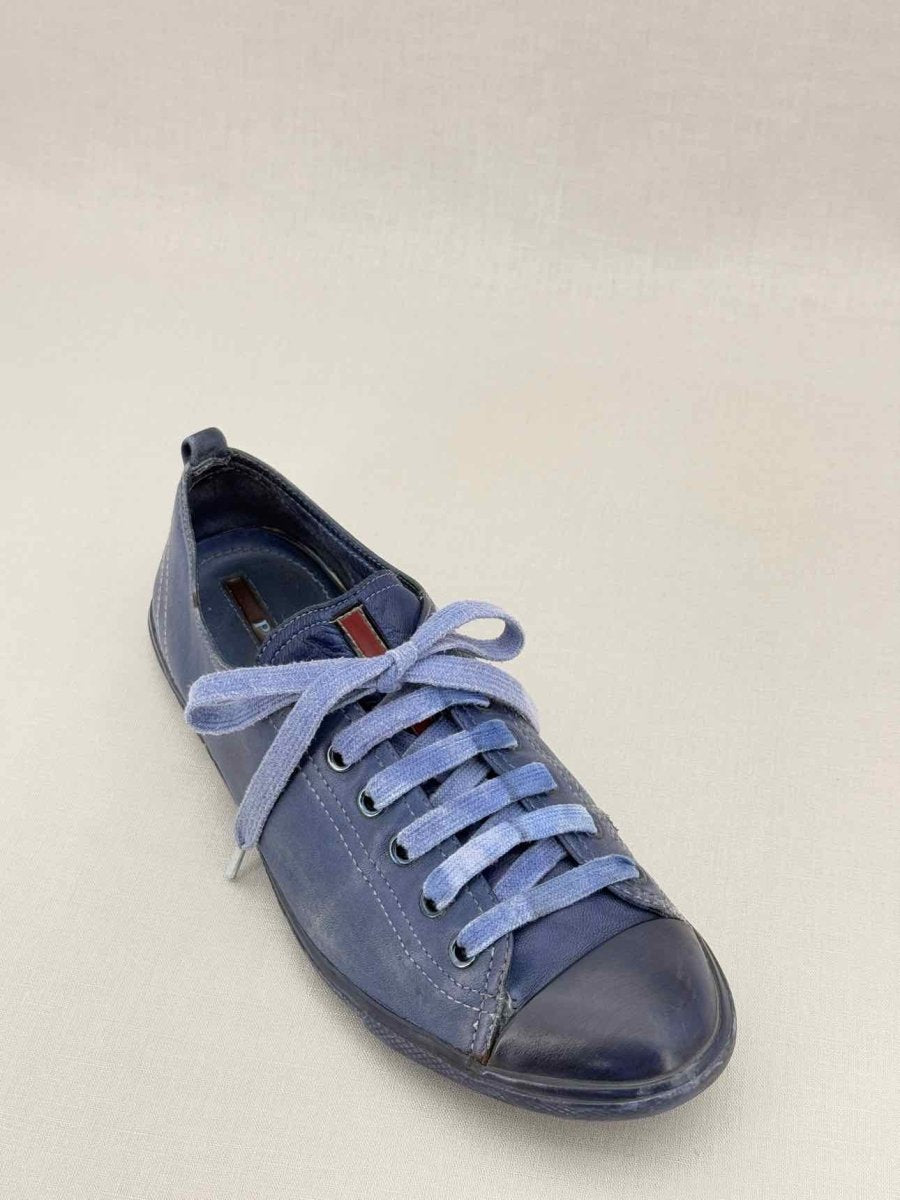 Pre - loved PRADA Navy Blue Size EU 39 Sneakers at Reems Closet