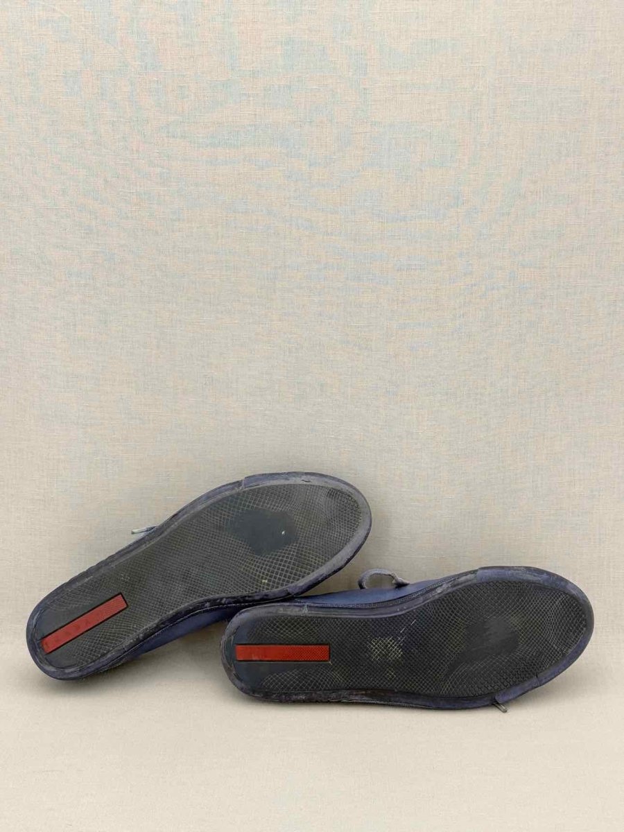 Pre - loved PRADA Navy Blue Size EU 39 Sneakers at Reems Closet