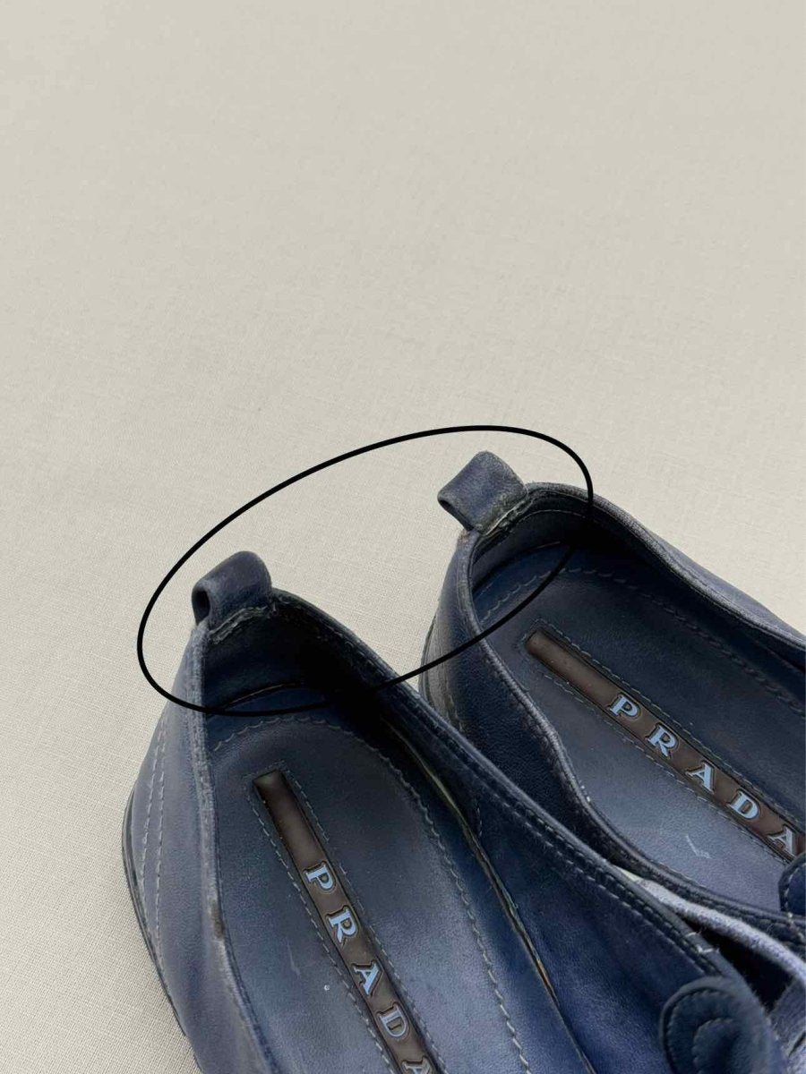 Pre - loved PRADA Navy Blue Size EU 39 Sneakers at Reems Closet