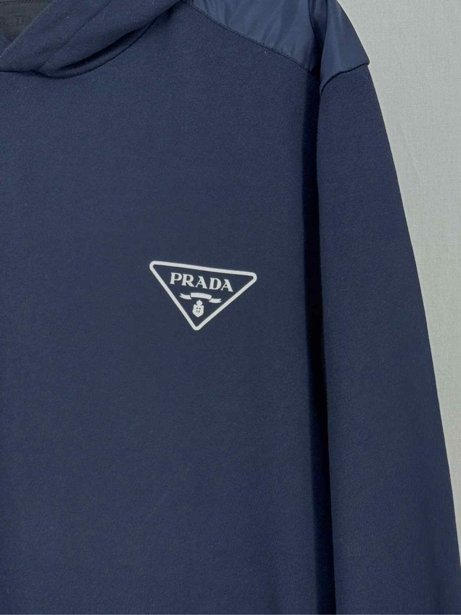 Pre - loved PRADA Navy Blue Size XXLarge Sweatshirt at Reems Closet