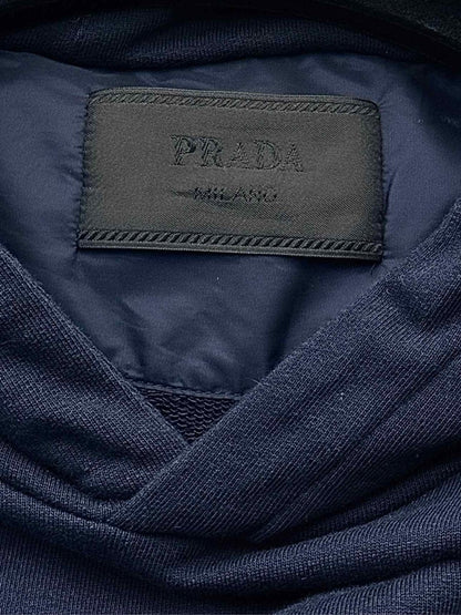 Pre - loved PRADA Navy Blue Size XXLarge Sweatshirt at Reems Closet