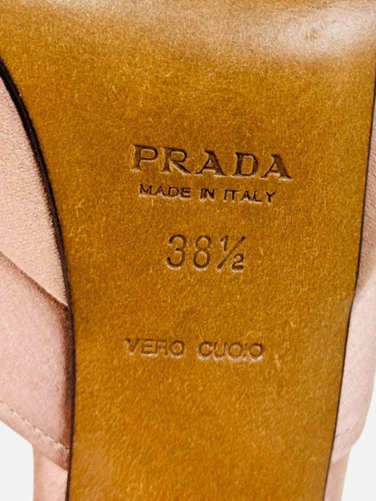 Pre - loved PRADA Odette Pink Slingbacks at Reems Closet