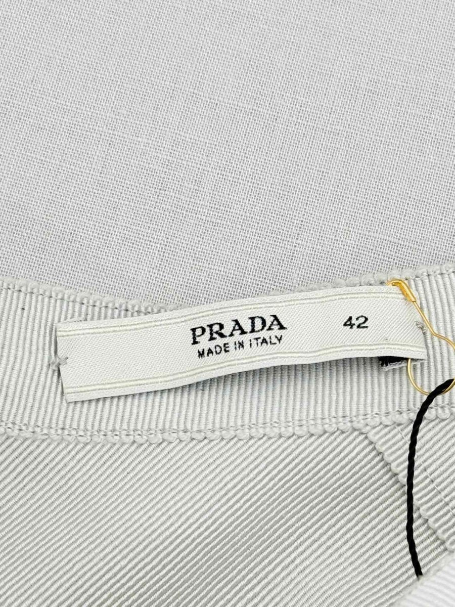 Pre - loved PRADA Off - white Size US 6 Knee Length Skirt at Reems Closet