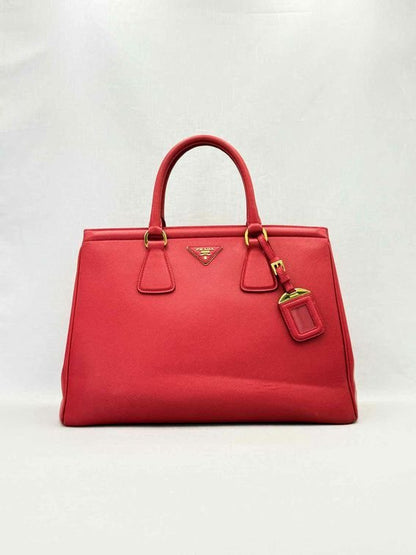 Pre - loved PRADA Parabole Red Tote Bag at Reems Closet
