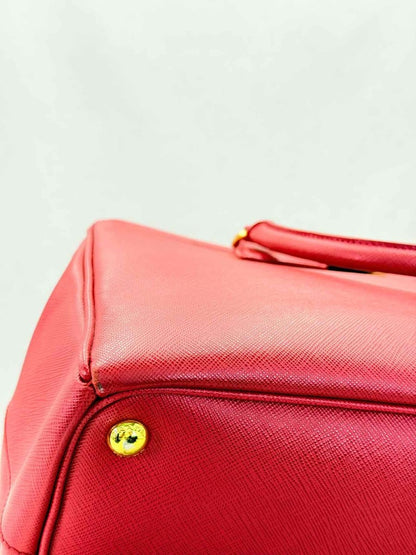 Pre - loved PRADA Parabole Red Tote Bag at Reems Closet