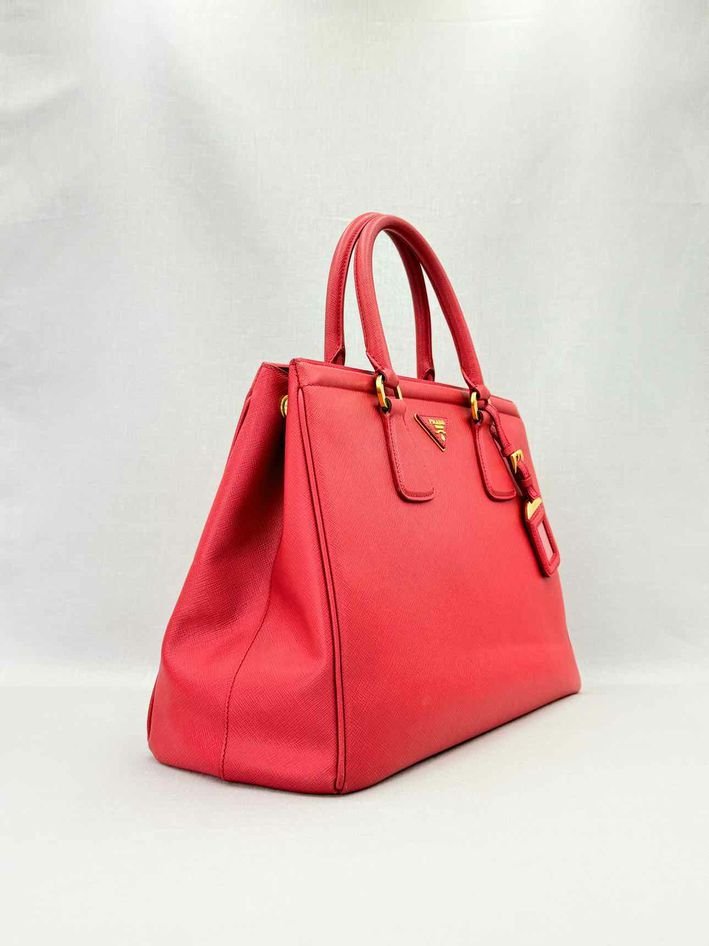 Pre - loved PRADA Parabole Red Tote Bag at Reems Closet