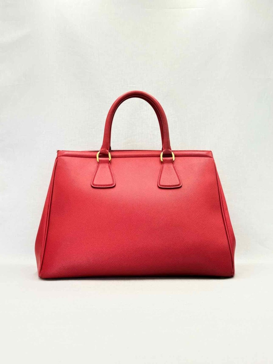 Pre - loved PRADA Parabole Red Tote Bag at Reems Closet