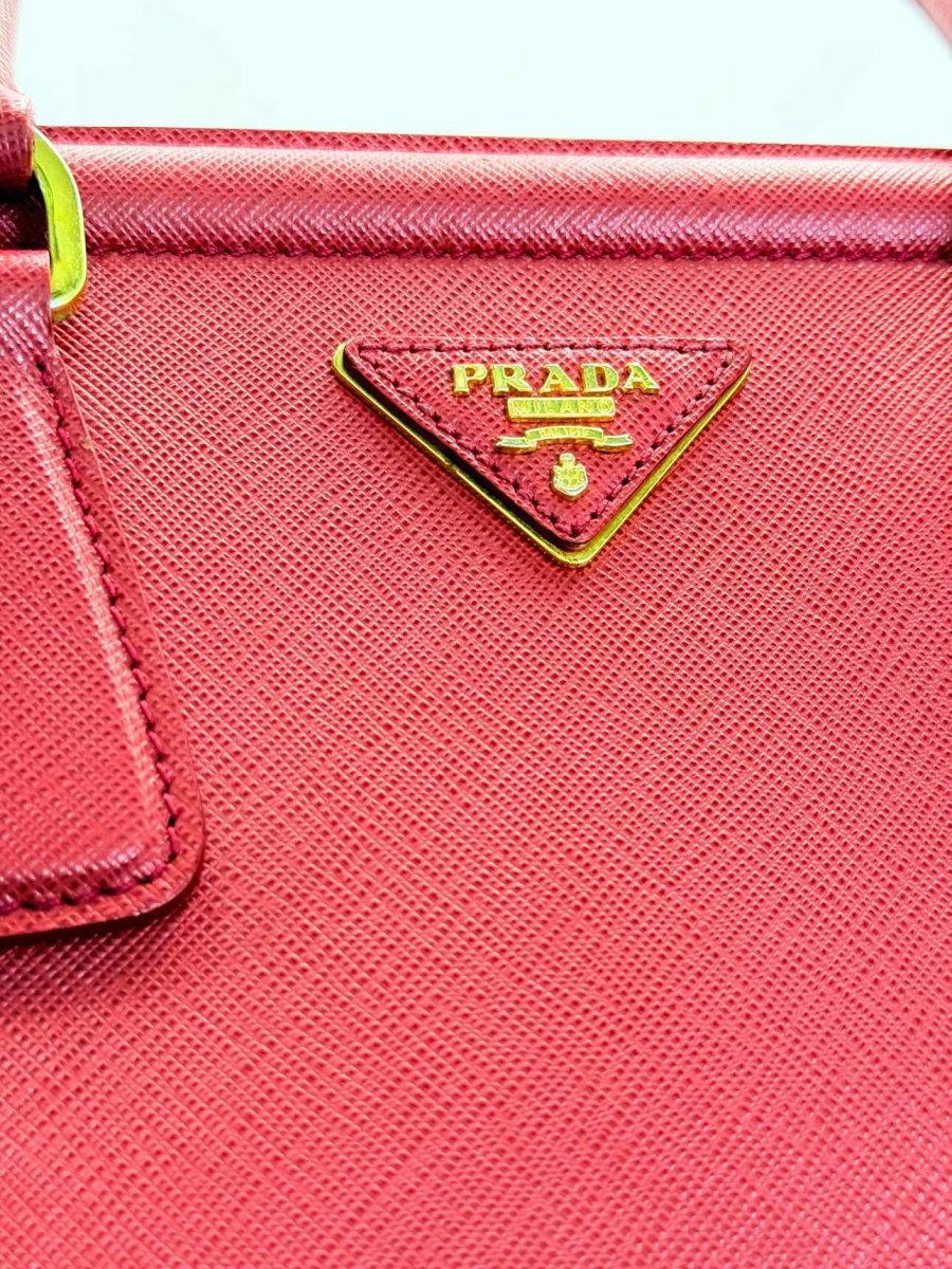 Pre - loved PRADA Parabole Red Tote Bag at Reems Closet