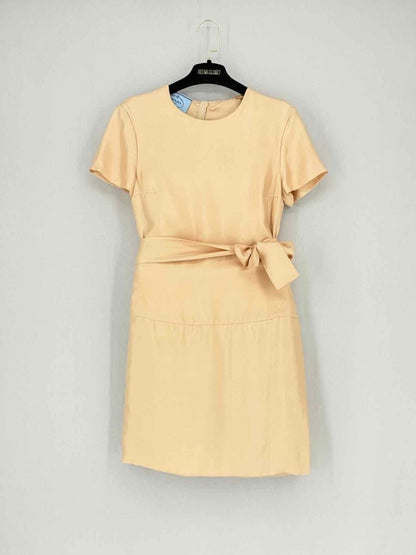 Pre - loved PRADA Peach Size US 2 Short Dress at Reems Closet