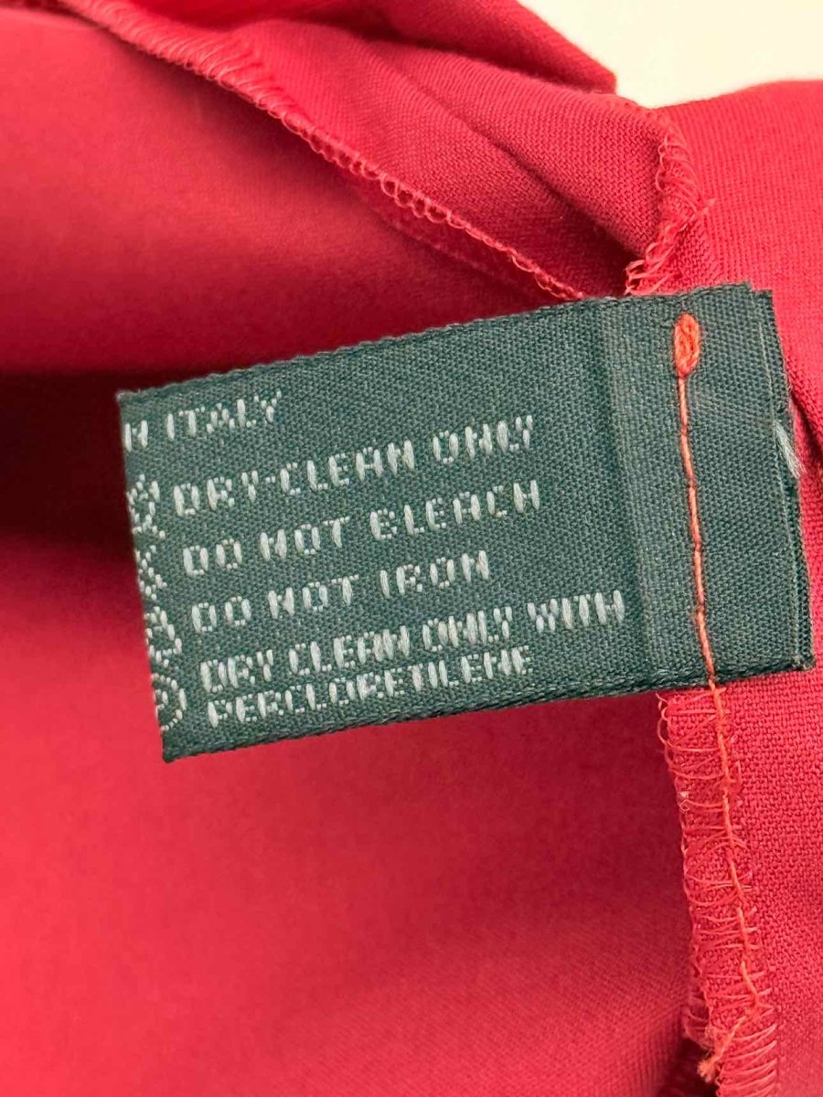 Pre-loved PRADA Pleated Red Size US 6 Long Skirt at Reems Closet