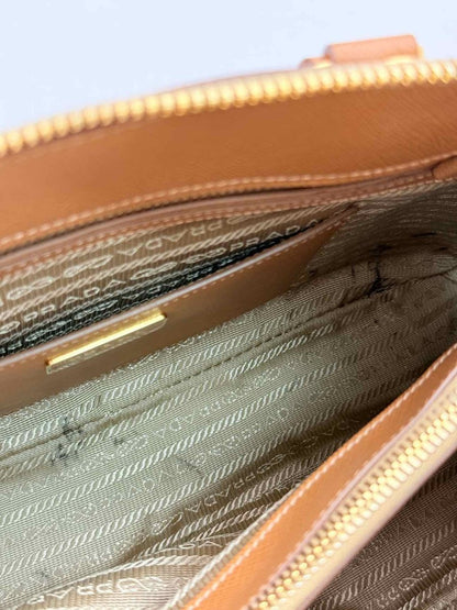 Pre-loved PRADA Promenade Tan Top Handle at Reems Closet