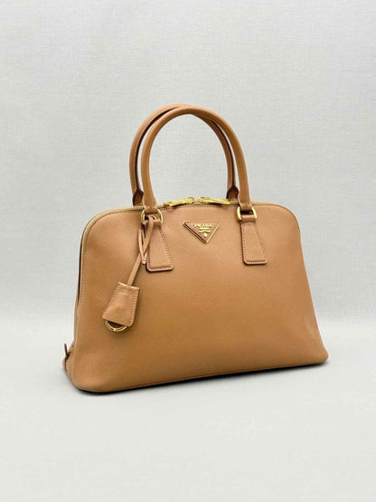 Pre-loved PRADA Promenade Tan Top Handle at Reems Closet