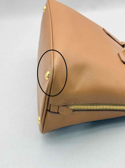 Pre-loved PRADA Promenade Tan Top Handle at Reems Closet