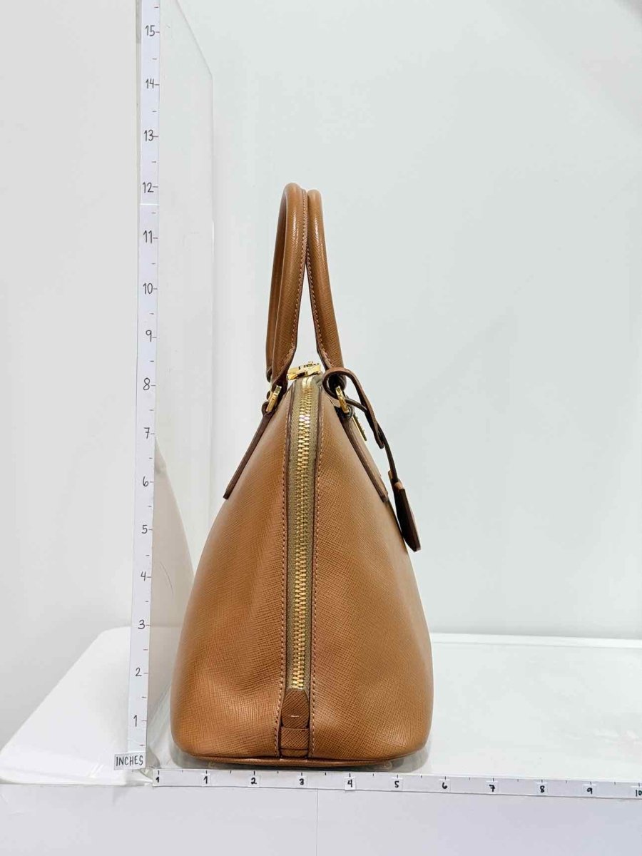 Pre-loved PRADA Promenade Tan Top Handle at Reems Closet