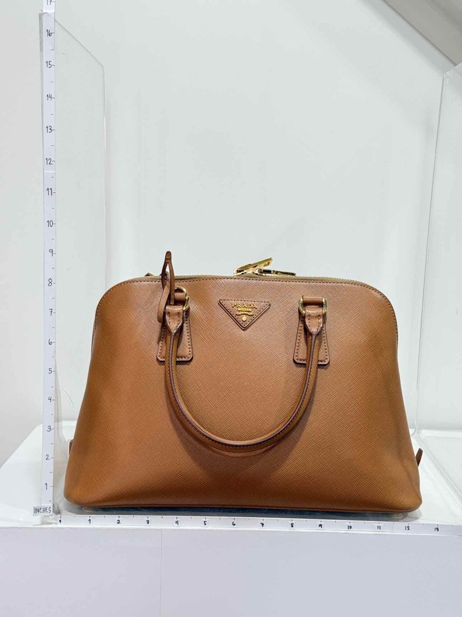 Pre-loved PRADA Promenade Tan Top Handle at Reems Closet