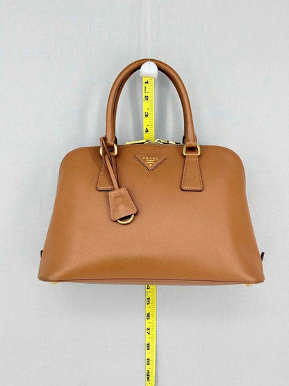 Pre-loved PRADA Promenade Tan Top Handle at Reems Closet